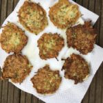 Let them dry and cool on a paper towel